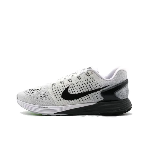 Nike LunarGlide 7 Non Slip Легкий Низкий Топ Беговые кроссовки Мужские Серые