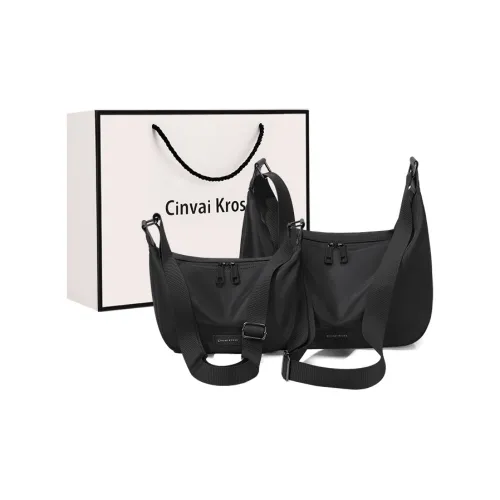 CinvaiKrose Сумка через плечо Пельменная сумка Спортивная сумка Маленькая женская Черная