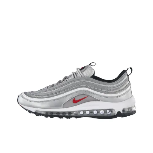 Nike Air Max 97 Low Топ Марафон Беговые кроссовки Мужской Серый