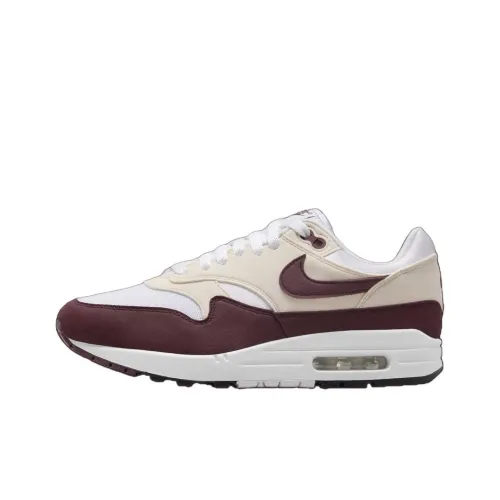 Nike Air Max 1 Low Топ Повседневная обувь Женская Белый Коричневый