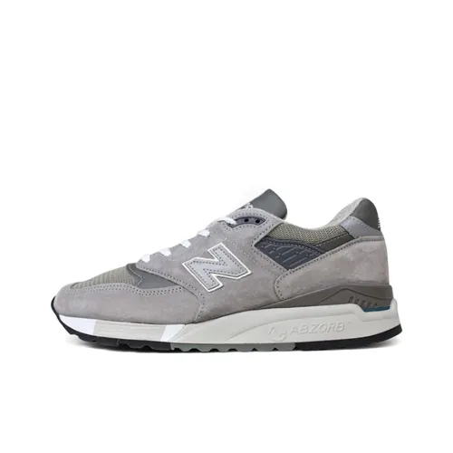 New Balance NB 998 Low Top Марафон Беговые кроссовки Унисекс Heritage Gray