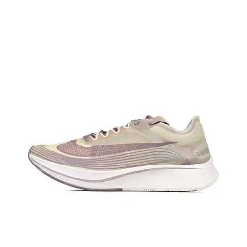 Nike Zoom Fly SP Некайд Легкий Низкий Топ Повседневная Беговая Обувь Унисекс Экрю