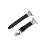 Черный с серебряной пряжкой