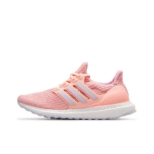 Adidas ULT Прозрачный Апельсин Низкие Беговые Кроссовки Женские Розовый Оранжевый