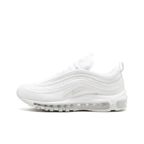 Nike Air Max 97 Амортизация Низкий Топ Воздух Ma Повседневные Беговые Кроссовки Женские Белые