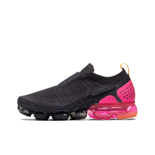 Nike VaporMax Moc 2 Low Топ Air Cushion Марафон Беговые кроссовки Женские Черно-розовый