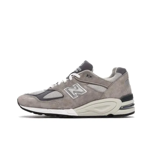New Balance NB 990 V2 Low Топ Повседневный Городской Коммутер Беговые кроссовки Унисекс Heritage Серый