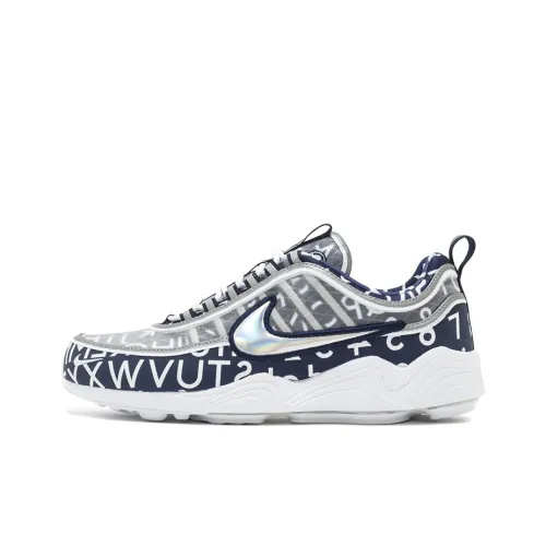 Nike Zoom Spiridon Нелипкий Легкий Низкий Топ Марафон Беговые кроссовки Мужские Синий Белый