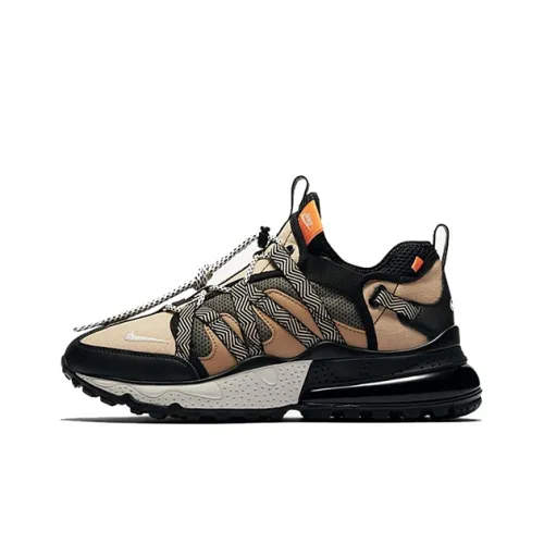 Nike Air Max 270 Low Top Trail Беговые кроссовки Мужские Черные Коричневые