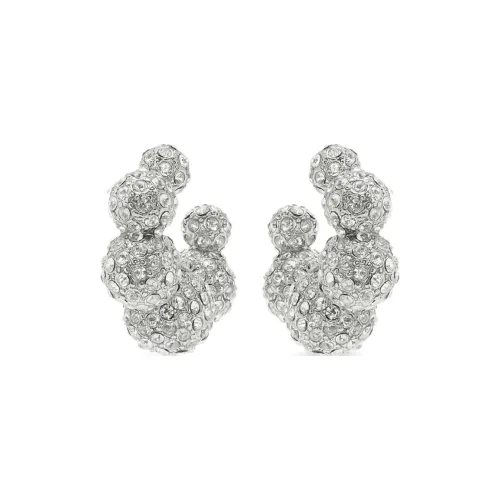 Серьги OSCAR DE LA RENTA Crystal женские серебряные