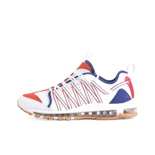 CLOT x Nike Air Max 97 Low Беговые кроссовки Unisex Красные Синие Cold Белые