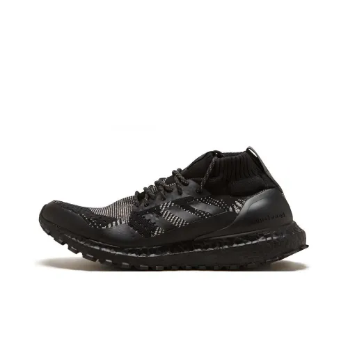 KITH X Nonnative x Adidas ULT Противоскользящий Легкий Светоотражающий MID Топ Беговые кроссовки для марафона Унисекс Черный