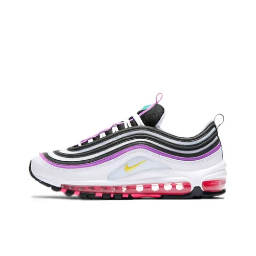 Nike Air Max 97 'Яркий Фиолетовый' Низкие Кроссовки для Бега Женские Черные Фиолетовые