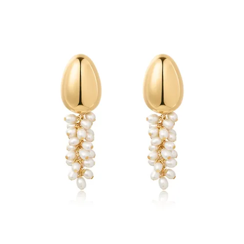 NEVERFAR Экологичные Серьги с Медной Платировкой Унисекс