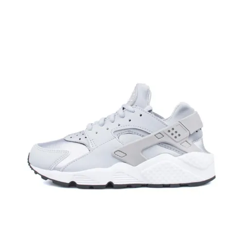 Nike Air Huarache Non Slip Легкий Низкий Топ Беговые кроссовки Женские Серый Белый
