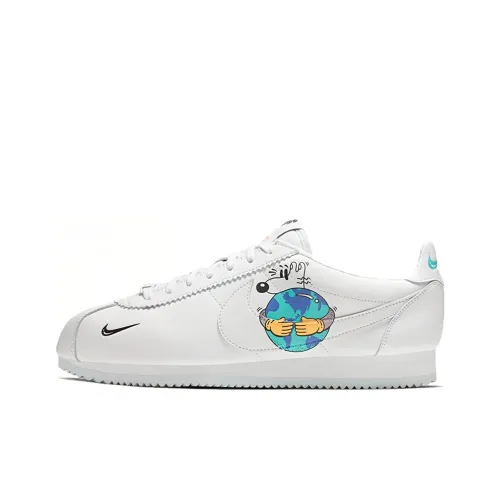 Nike Cortez Low Топ Повседневные Беговые Кроссовки Унисекс Белые