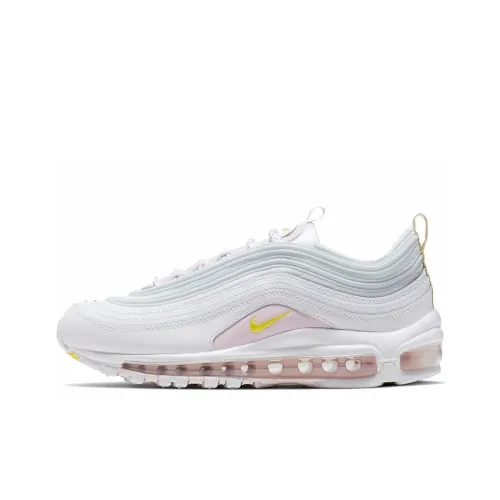 Nike Air Max 97 Low Беговые кроссовки Топ для женщин Розовый Желтый