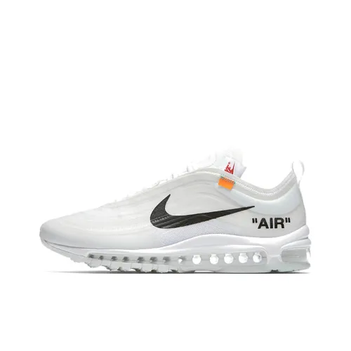 OFF Белый x Nike Air Max 97 Low Топ Air Cushion Повседневные Беговые кроссовки Унисекс Белый