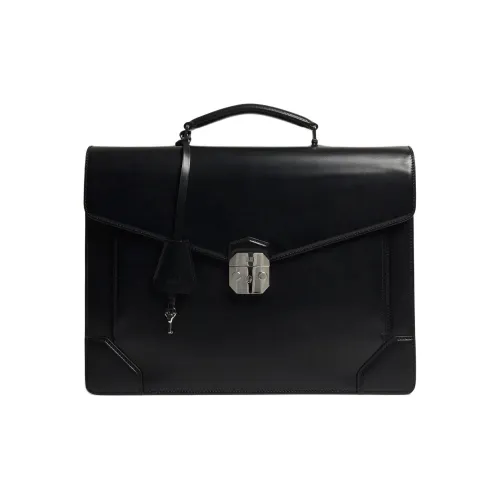 Dunhill Телячья кожа Сумка Мужская Черная