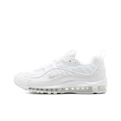 Nike Air Max 98 Low Беговые кроссовки Мужские Чисто белые