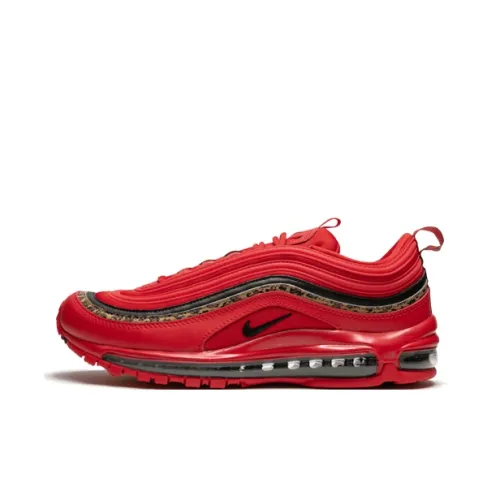 Nike Air Max 97 Low Топ Air Cushion Беговые кроссовки Женские Красный