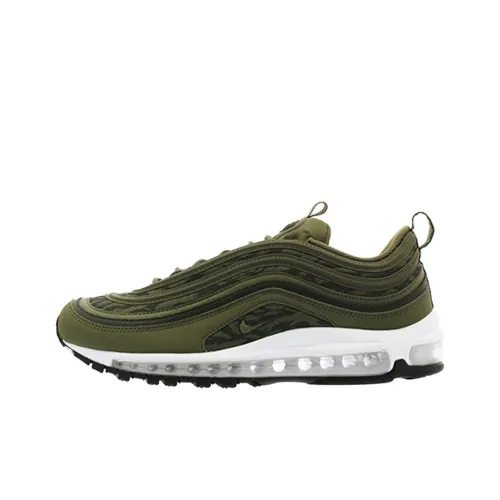 Nike Air Max 97 Low Топ Повседневные Беговые Кроссовки Мужские Камуфляж Зеленый