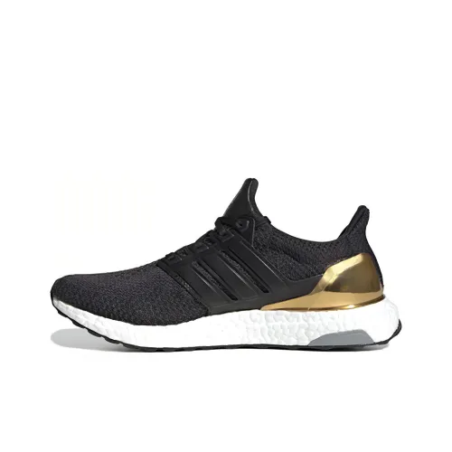 Adidas ULT Шокабсорберы Устойчивые к истиранию Легкие Низкий Топ Беговые кроссовки Унисекс Черный Золотой