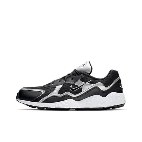 Nike Air Zoom ALPHA Shock Absorbers Slip-resistant Low Top Casual Running Shoes Unisex Black Silver Найк Эйр Зум Альфа Шок Абсорберз Слип-Резистентный Низкий Топ Повседневные Беговые Кроссовки Унисекс Черный Серебристый