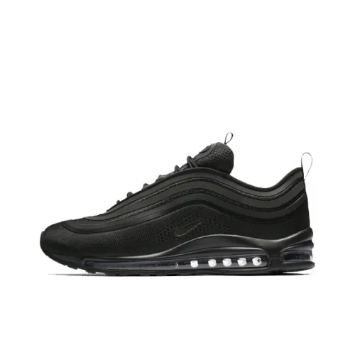 Nike Air Max 97 Low Беговые кроссовки Топ Унисекс Черные