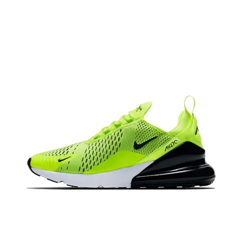 Nike Air Max 270 Low Беговые кроссовки Мужские Черные Желтые