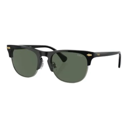 Polo Ralph Lauren OVAL SUNGLASSES Мужские Черные