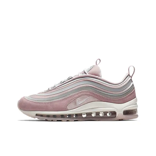 Nike Air Max 97 Low Топ Air Cushion Марафон Беговые кроссовки Женские Вишневый цветок Розовый