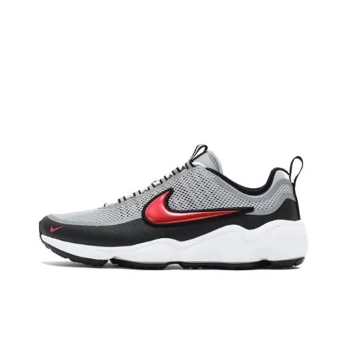 Nike Zoom Spiridon Low Топ Повседневные Беговые Кроссовки Мужские Металлические Серебряные