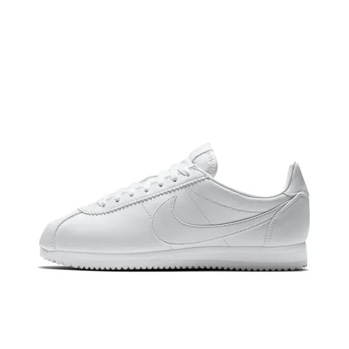 nike Cortez Амортизаторы Shock Slip-resistant Низкий Топ Повседневные Беговые кроссовки Женские Белые