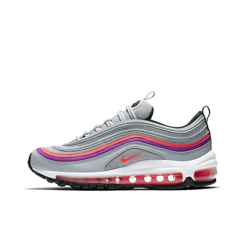 Nike Air Max 97 Low Топ Марафон Беговые кроссовки Женские Волчий серый
