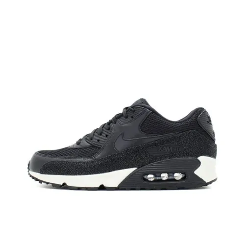 Nike Air Max 90 Low Топ Беговые кроссовки Мужской Черный