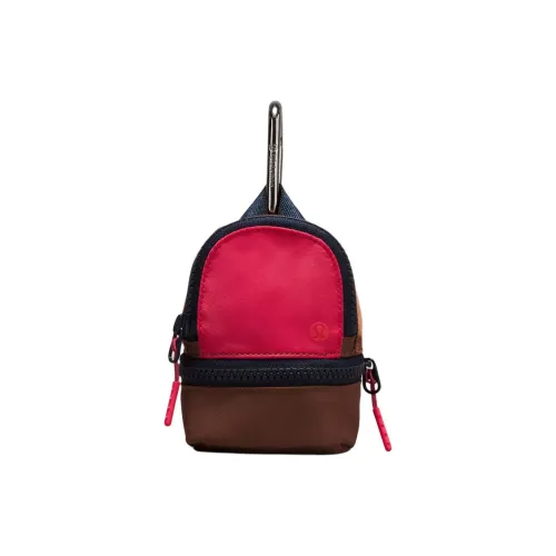 lululemon Нейлон Bag Charm Сумка Аксессуар Унисекс Бронза Глазурно-розовый Синий