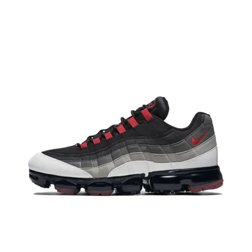 Nike Vapormax 95 Low Топ Air Cushion Марафон Беговые кроссовки Мужской Черный Розовый