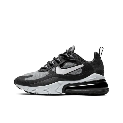 Nike Air Max 270 React 'OPTICAL' Низкие Беговые Кроссовки Женские Черные Серые