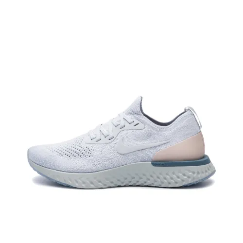 Nike Epic React Flyknit Epic React Flyknit 1 Low Топ Беговые кроссовки Женские Серый