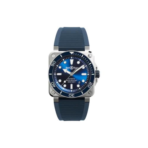 BELL & ROSS Автоматический Механический Movement Унисекс Часы 42 мм Синие