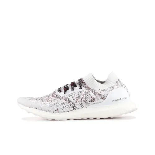 Adidas ULT Нескользящий Легкий Низкий Топ Повседневные Беговые Кроссовки Мужские Белые Тканевые Вязаные