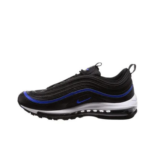 Nike Air Max 97 Черный Racer Синий Низкий Топ Беговые кроссовки Мужской Черный Синий
