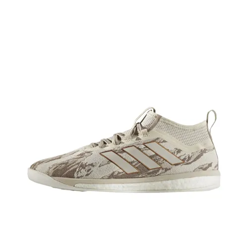 Adidas ACE 17,1 ACE 17,1 Paul Pogba Коричневый CAMO Низкий Топ Беговые кроссовки Унисекс Серый