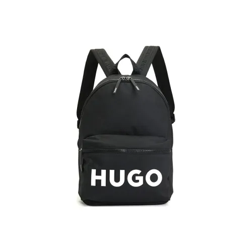 HUGO BOSS Переработанный полиэстер рюкзак мужской черный