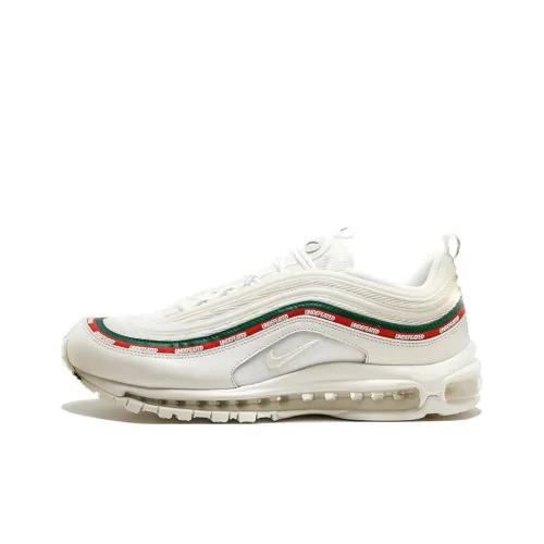 UNDEFEATED Совместное издание x Nike Air Max 97 Амортизация Низкие Беговые кроссовки Унисекс Белый