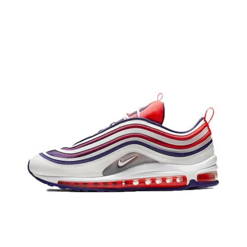 Nike Air Max 97 Ul 17 Low Беговые кроссовки Мужские Белый Красный