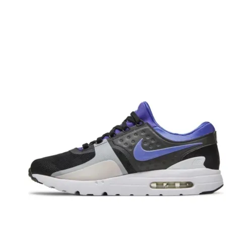 Nike Air Max ZERO Low Топ Повседневные Беговые Кроссовки Унисекс Черный Синий