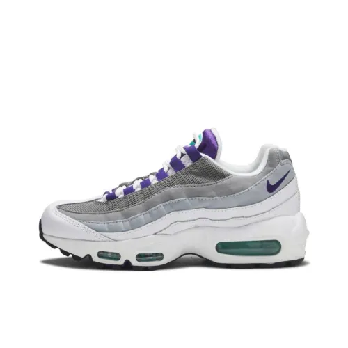 Nike Air Max 95 Low Топ Air Cushion Беговые кроссовки Женские Белые