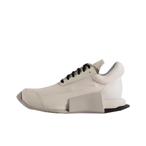RICK OWENS совместный бренд x Adidas Originals Level Runner Slip-resistant Low Top Беговые кроссовки Unisex Белый
